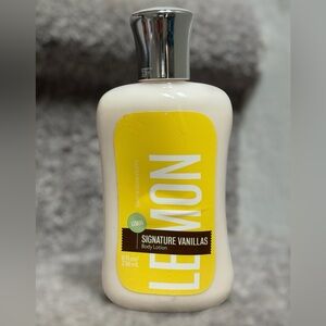 Bath & Body Works Signature Vanillas Lemon Vanilla Body Lotion Discontinued Rare
